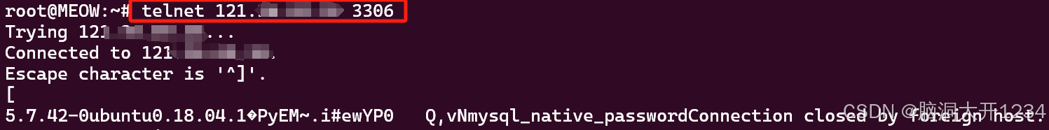 telnet 测试